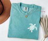 Comfort Colors Vintage Sea Turtle T-Shirt, Summer Tee for Women, Trendy Oversized TShirt, Beach T-Shirt, Summer Tee, Save the Turtle Tshirt, Ocean Tee