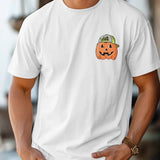 Comfort Colors unisex Pumpkin Head pocket - Short Sleeve Graphic T-Shirt