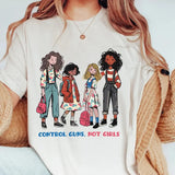 Control Guns Not Girls Shirt, Harris Walz 2024 Shirt, Womens Rights Shirt, Vote 2024, Political T-shirt, Vote Blue, Harris For President