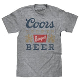 Coors Banquet Beer Logo T-Shirt - Gray