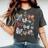 Coquette Bows Movies T-shirt, Inside Out, Monster Inc, Cars, Resort Family Trip