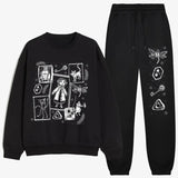 Coraline Dreaming Doodle Sweatshirt and Sweatpants, Coraline Fantasy movies tshirt, Horror Sweatcter Shirt, Halloween Sweatshirt Sweatpants set