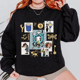 Coraline Movie Sweatshirt, Coraline T-Shirt, Funny Cartoon Hoodie 2024, Halloween T-Shirt, Coraline Fan Shirt