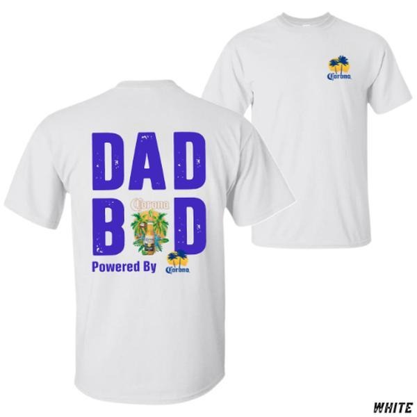 Corona Dad Bod T-Shirt - Unisex Relaxed Fit Tee for Men - Ideal Father's Day Gift - Fun Vacation Shirt - Gift for Beer Lovers, Streetwear, Everyday Wear, Trendy Clothing, Casual Wear