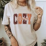Cozy Season Fall Shirt. Relaxed Everyday Softstyle Unisex T-Shirt.