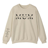 Custom Kids Name On Sleeve and Chest Jumper, Mum Monogram Sweatshirt, Personalised Mother Crewneck Sweatshirt, Pullover Sweater for Mum, Mom