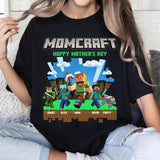 Custom Personalized MomCraft T-shirt, Happy Mother's Day Shirt, Chicken Jockey Gaming, Happy Mother's Day Gift, Trending Game Unisex Teestyle{n002}2