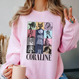 Cute Coraline Shirt, Spooky Movie Halloween Shirt, Coraline yellow Coat Tee, Spooky Coraline Doll Shirt, Coraline Movie