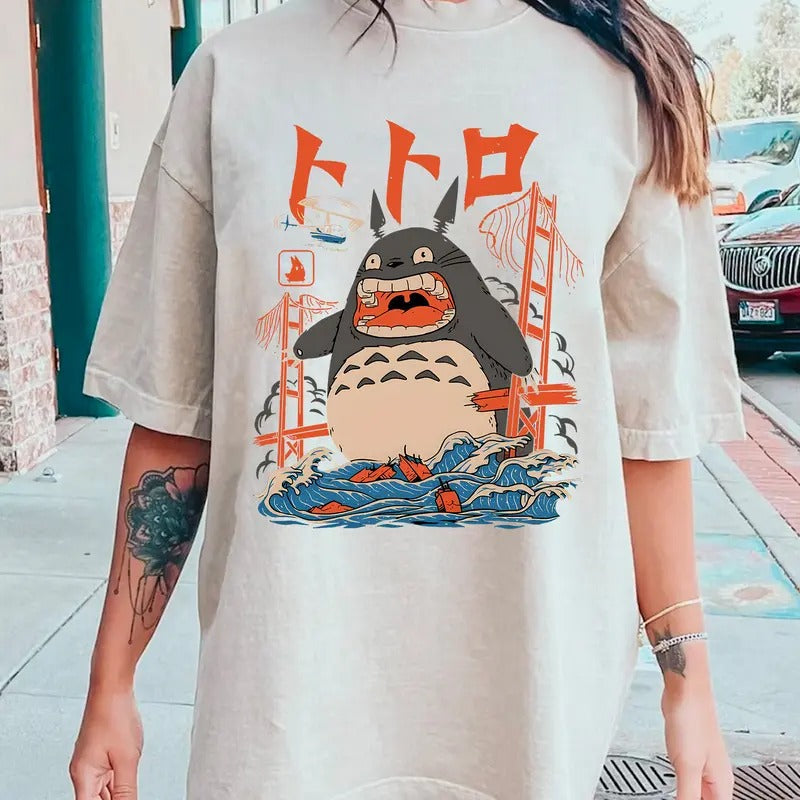Cute Totorro Sweatshirt-Tshirt,  Retro 90s Movie Shirt, Gift For Men, For Women, All Sizes
