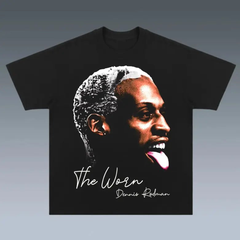 DENNIS RODMAN VINTAGE TEE, gift for fan,  Gift For Women Top Womenswear Underwear Tshirt