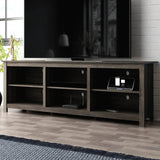 70-inch, Dark Brown, Wood, TV Stand, Entertainment Center, TV up to 78-inch