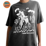 DRACULA Shirt Starring Bela Lugosi Vampire Vintage Tee Shirts, Cotton Unisex T-shirt, Crew Neck, Size S- 3XL, Menswear Top, Womenswear Top Underwear Streetwear