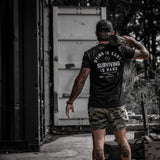 Dying is Easy. Surviving Is Hard Men's T-Shirt