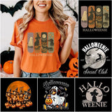 Dachshund Halloween T-shirt, Halloweenie Tee, Doxie Dog Mom Gift, Fall Tee For Women, Weiner Dog Gifts for Spooky Season