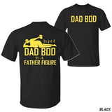 Dad Bod T-Shirt - Funny 'It's Not A Dad Bod, It's A Father Figure' Graphic Tee - Unisex Relaxed Fit - Ideal Father's Day Gift - Streetwear Vacation Outfits, Everyday Wear, Trendy Clothing, Casual Wear