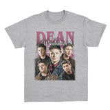 Dean Winchester Shirt , Jensen Ackles Actor Retro Shirt, Vintage Style, Gift For Man For Woman, Full Size Full Color