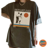 Defiant Jazz Severance Tv Series Shirts, Cotton Unisex T-shirt, Crew Neck, Size S- 3XL, Menswear Top, Womenswear Top Underwear Streetweare Shirt, Vintage T-Shirt