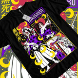 Demon Slayer KnY T-Shirt & Sweatshirt, Kokushibo Upper Rank One Demon Graphic Tee, Anime Manga Lover Gifts Ball Cotton