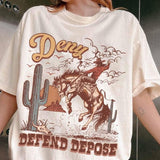 Deny Defend Depose Shirt, Bold Statement Tee, Unisex Classic Shirt, Funny Unique Gift, Protest Activist, Eat the Rich Shirt