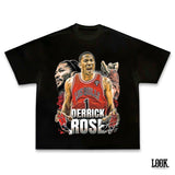 Derrick Rose Graphic Tee | Vintage Tee Graphic T-Shirt Sweatshirt Hoodie | Sport Tee - Gift For Fan
