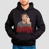 Dexter Unisex T Shirt Sweatshirt, Hoodie, Limited Dexter Morgan Middlee Finger Vintage Edition Rock Style T Shirt, Unisex Sweater Pullover Tee