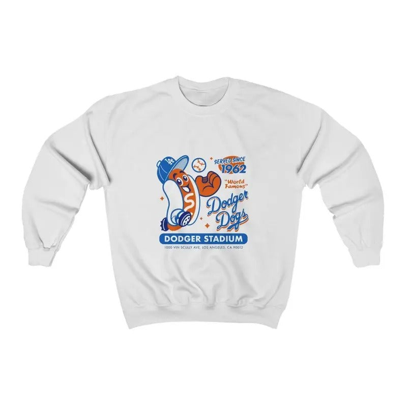 Dodger Dogs Since 1962 Sweatshirt, Baseball Season, Vintage Baseball Crewneck, Game Day Shirt JBYW4