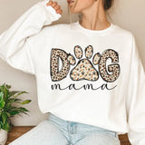 Dog Mama Sweatshirt, Mom Leopard Sweatshirt, Mom Sublimation Sweatshirt, Leopard Mama Sweatshirt, Mother's Day Gift, Gift for dog mama Sweatshirt, Gift For Mom