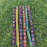 Dog collar hand made embroidered