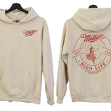 Double Sides Printed Miller High Life Unisex Hoodie,  Miller Beer Hoodie