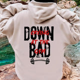 Down Bad Crying In the Gym Pump Cover for Gym Sweatshirt Hoodie, Muscle Mommy Weightlifting Shirt Gift for Girl Gym Lover or Wife, All Seasons Outfit