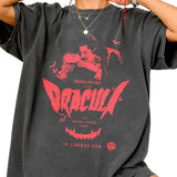 Dracula The Original Horror Show In Cinemas Now Anime Shirt, Vintage Tee Shirts, Cotton Unisex T-shirt, Crew Neck, Size S- 3XL, Menswear Top, Womenswear Top Underwear Streetwear