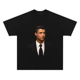 Elegant Ronaldo T-Shirt, Cristiano Ronaldo Vintage Graphic Tees, Unisex Soccer Shirt, Sport Merch, Gift For Fan, Cotton comfort Menswear Womenswear Streetwear