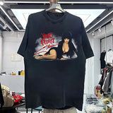 Elvira Mistress T shirt 90s Movie Short sleeve cotton shirt