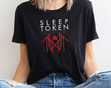 Embroidered Log0 Sleep Toklen Tshirt, Gift for fans  Cotton Tee