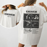 Eminem Rapper Vintage T-shirt, Music Album Graphic Tee, World Tour Gift, Oversized Streetwear for Men and Women, Vintage 2000s Eminem T-Shirt Slim Shady Marshall Bruce Mathers European Bootleg Hip Hop Rap Merch