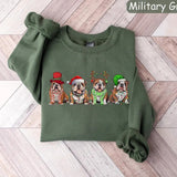 English Bulldog Sweatshirt, Dog Lover Gift, Holiday Sweaters, Christmas English Bulldog Shirt, Christmas Crewneck, Dog Mom Shirt, Xmas Shirt