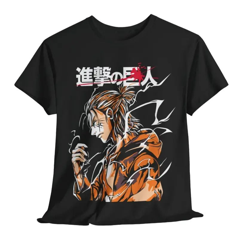 Eren Yeager T-Shirt, Anime Shirt, Japanese Anime, Anime Vintage T-Shirt, Anime Lover Shirt