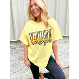Everything Is Fine Graphic Top