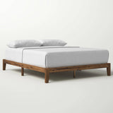 Full size, Simple, Modern, Solid Wood, Platform Bed, Frame, 700 lb. Weight Capacity