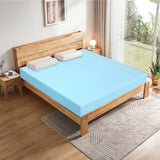 Full size, 3-inch Thick, Gel-Infused, Air Foam, Mattress Topper, Light Blue