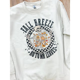 Fall Breeze Skeleton Graphic Top