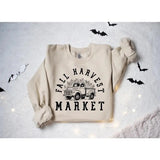 Fall Harvest Market Shirt, Fall Market Truck Tee, Autumn Women's Sweatshirt, Pumpkins Farmer Market Shirt, Cute Thanksgiving Gift, Fall Gift