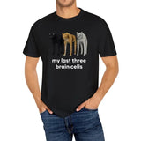 Cotton Novelty T-Shirt for Men and Couples - Crew Neck, Short Sleeve, Knit Fabric, Casual Fit - Humorous Cat Graphic Tee for Hiking, Sports, Weekend Wear - Spring/Summer/Fall Season Made in USA