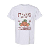 Farmers Market Strawberry T Shirt, Strawberry Lover Gift, Full Color, Full Size