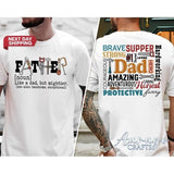 Father Definition Shirt, Funny Fathers Day Gifts, Dad Tools Shirt, Father's Day Gift, Mechanic Dad Tee, Dad's Repair Tools Shirt, Dad Shirt
