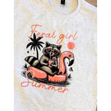 Feral Girl Summer Graphic Top