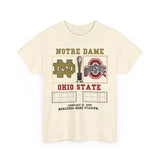 Final CFP Notre Dame VS Ohio State T-Shirt, Write the match results using a permanent marker Tee, Funny TShirt Write your Score Shirt