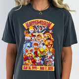 Final Curtain Call 1991 - 2025 Comfort Color Tshirt, The Mupppett Vision 3D Vintage Unisex T-shirt, Retro Cartoon Tee