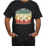 First Fathers day gift, gift for dad, new dad gift, fathers day tshirt, First fathers day, retro tshirt, daddy gift, gift for first time dad