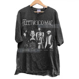 Fleetwood Mac, Vintage Band Tee, Music Shirt, Rock and Roll Tee, Retro Graphic Tee, Concert Shirt, Baggy Shirt, Retro Band Tee, Oversizedstyle{n002}3